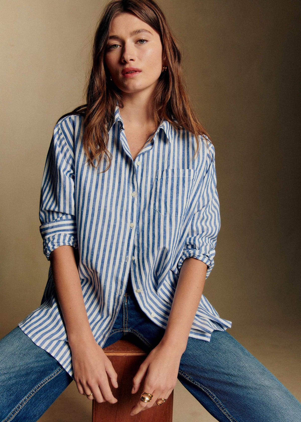 Chemise Max - Rayure Bleu