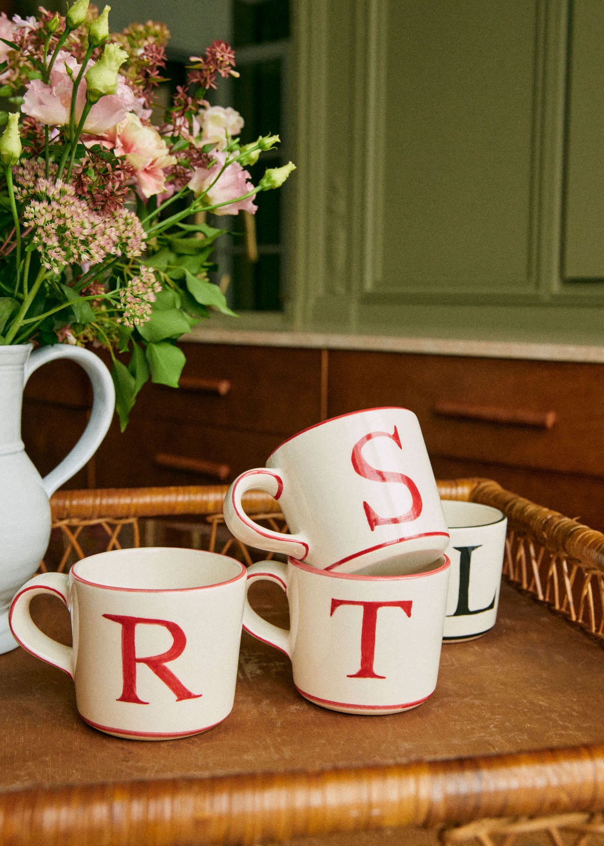 Tasse Tempo - Lettre S - Rouge