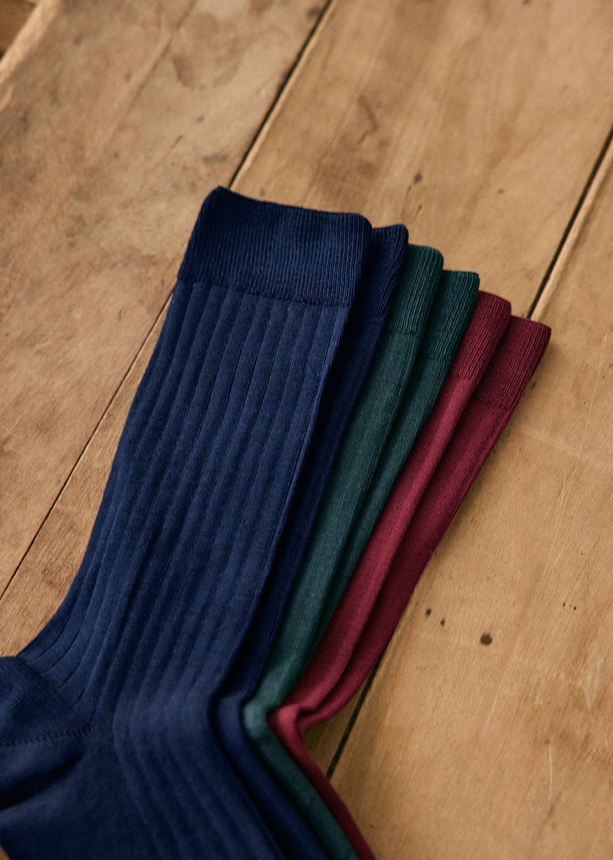 Chaussettes Pack Ivie - Bordeaux Bleu Vert