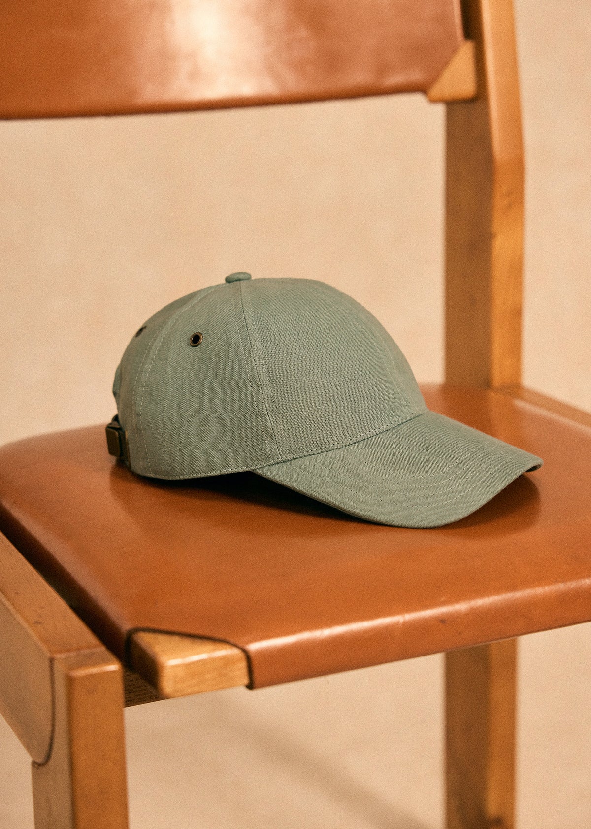 Casquette Chase Lin - Vert Argile