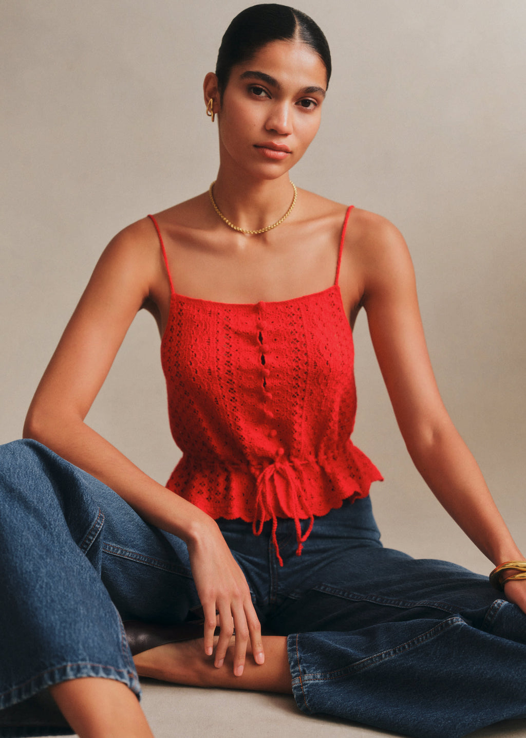 Top Alicia - Rouge