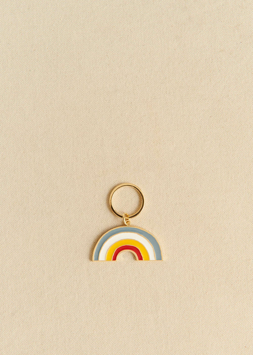 Porte-clé Arc-en-ciel - Bleu Multicolore
