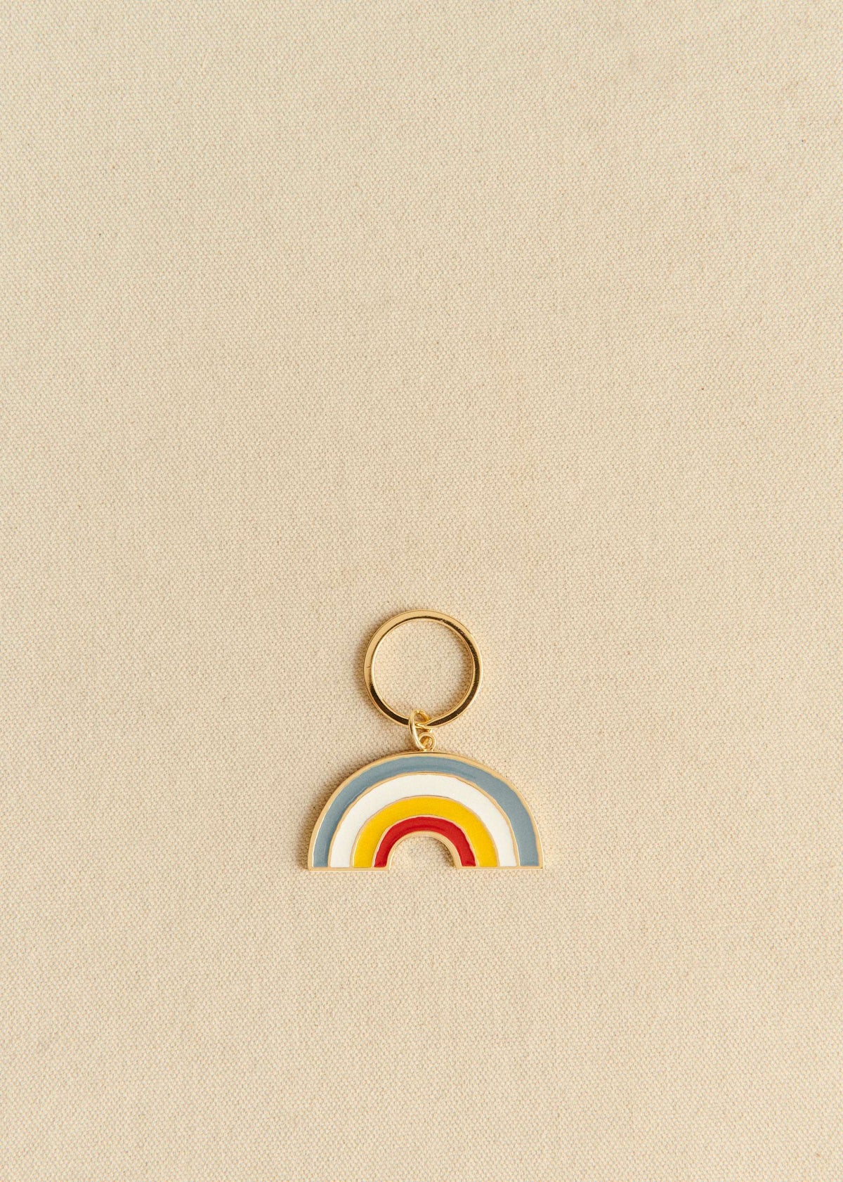 Porte-clé Arc-en-ciel - Bleu Multicolore