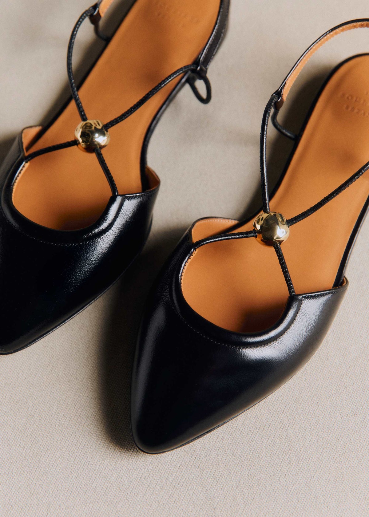 Ballerines Low Alexia - Noir Vintage