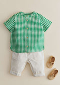 Chemise Benicio - Vichy Vert