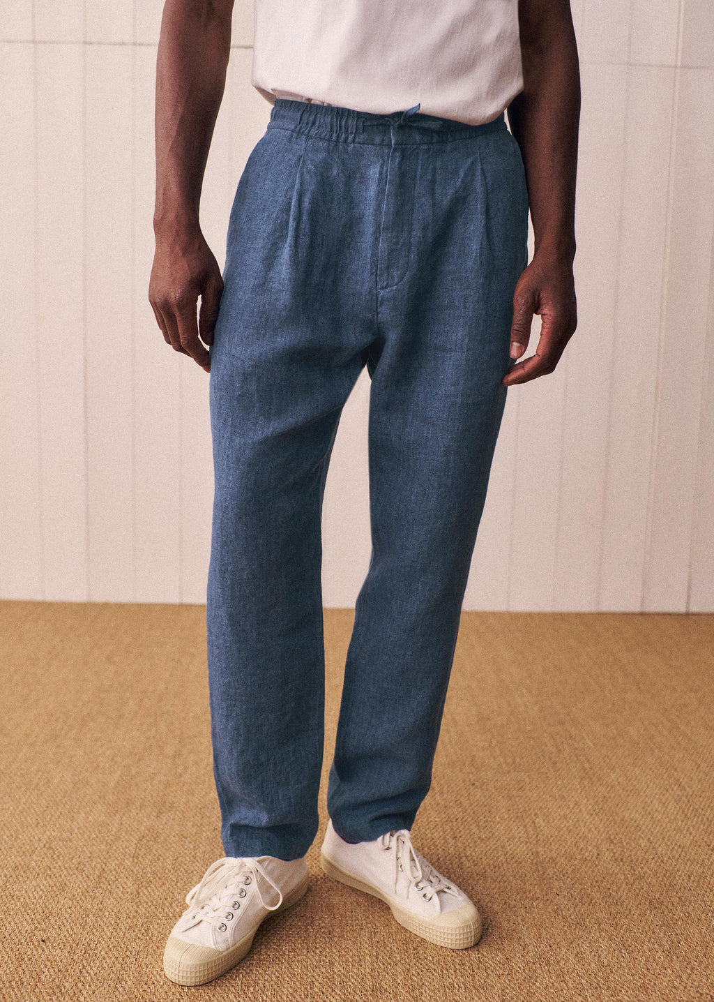Pantalon Agnel - Bleu Chiné