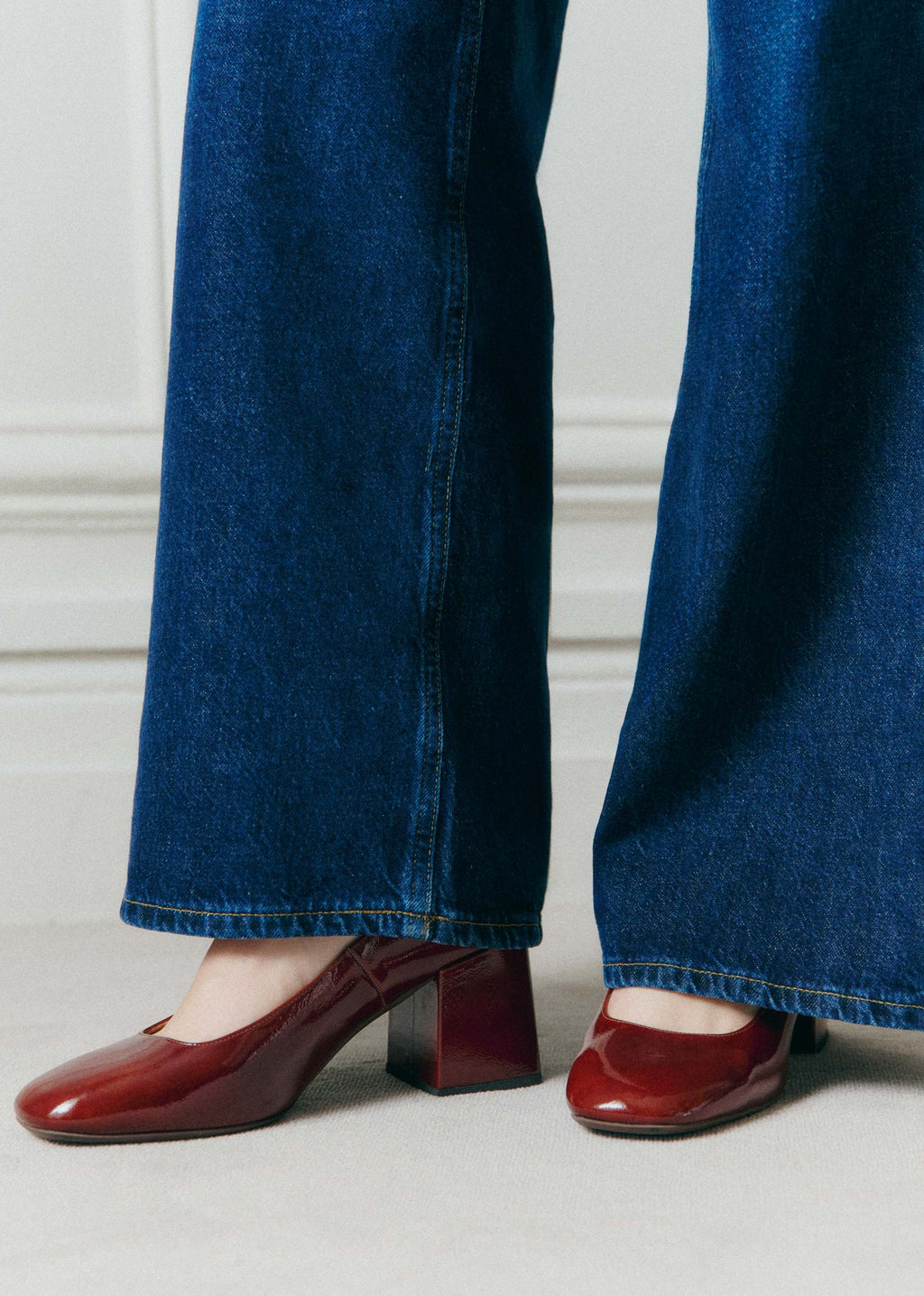 Escarpins Alix - Acajou Vernis