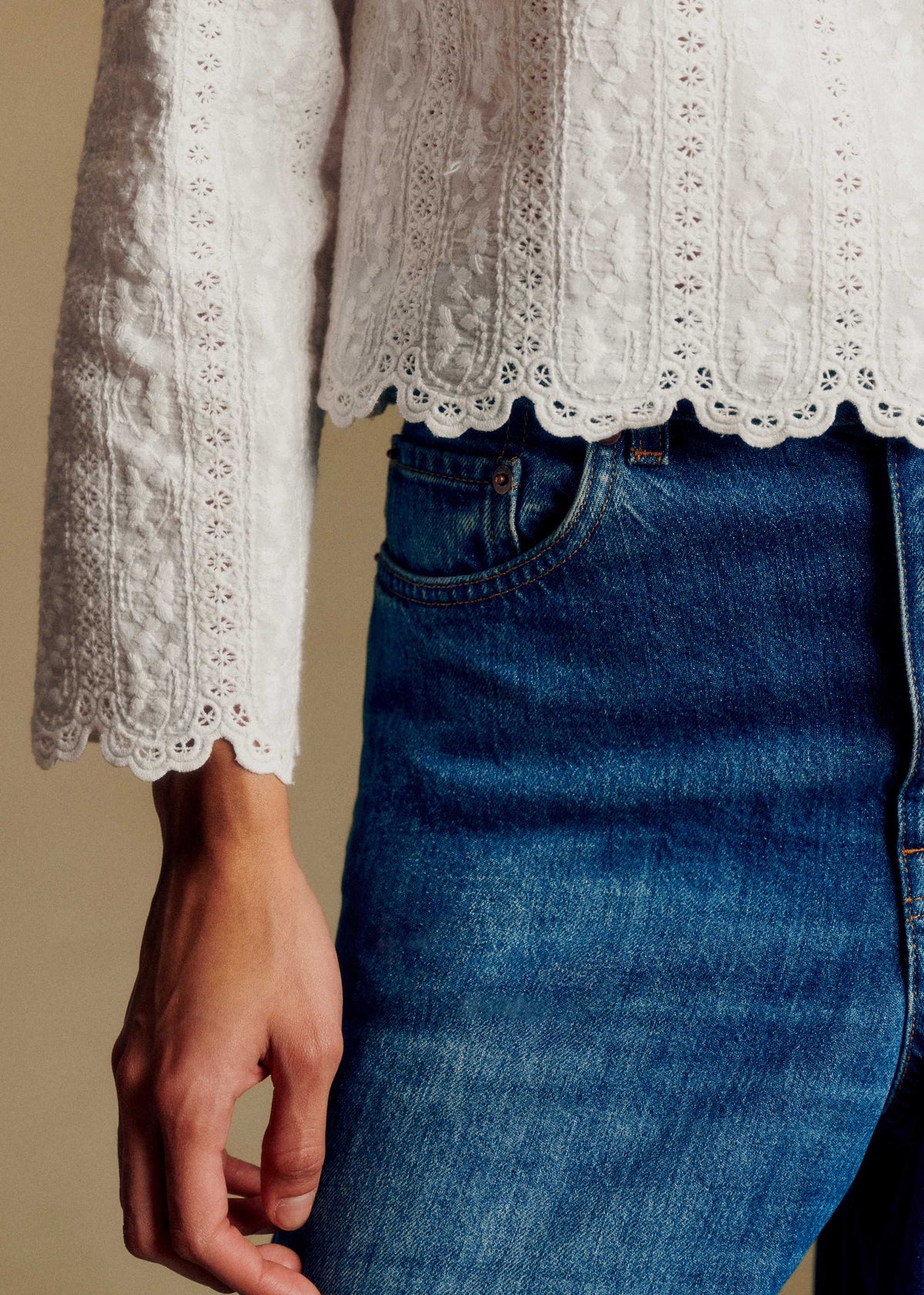 Blouse Abey - Ecru