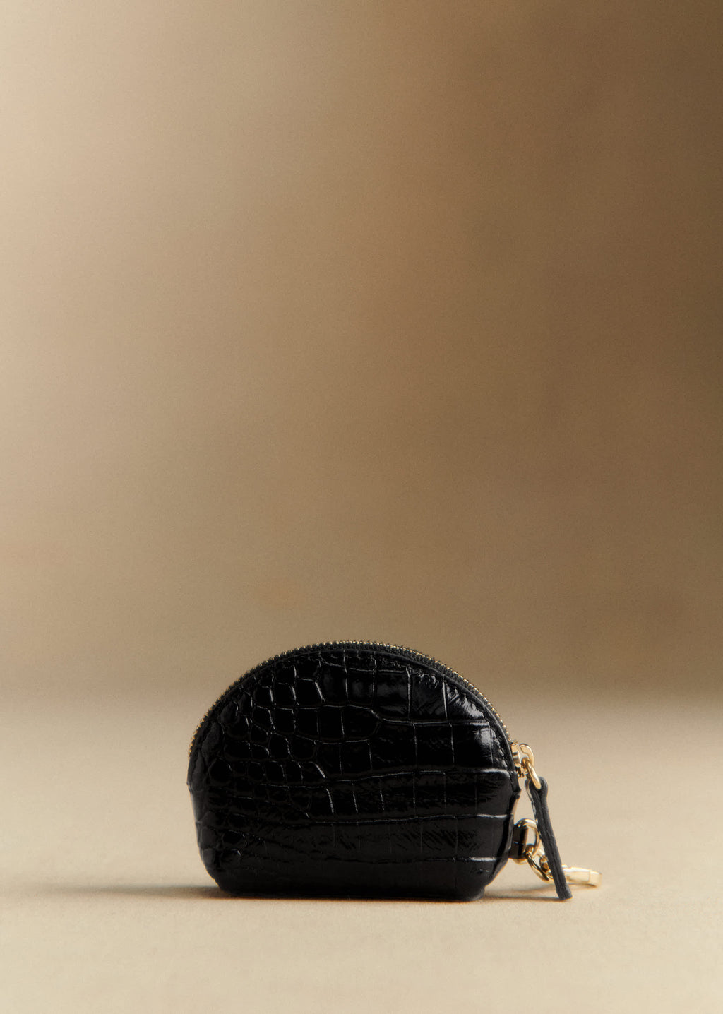 Porte-clés Sacha - Noir Croco