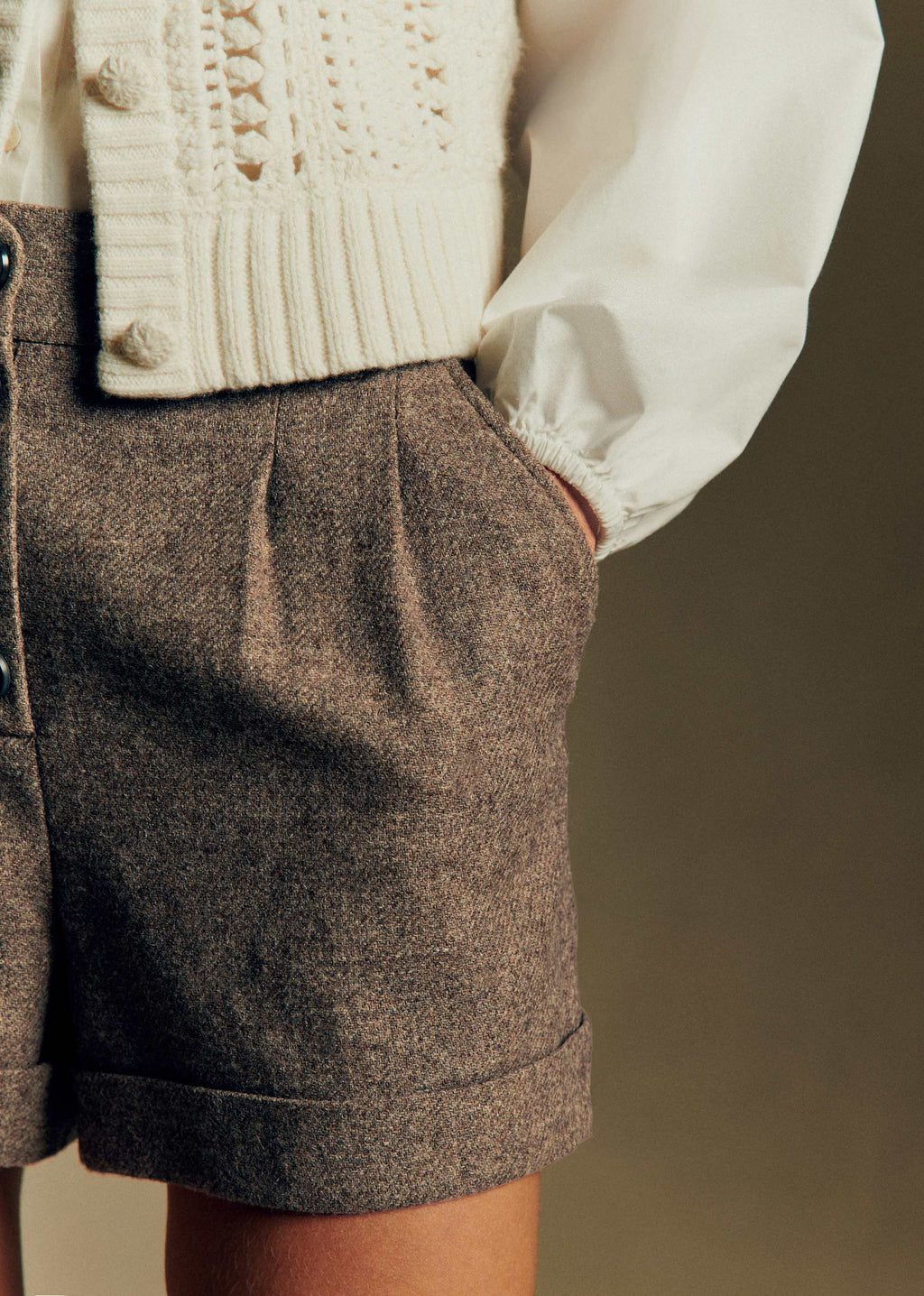 Short Wallace - Taupe