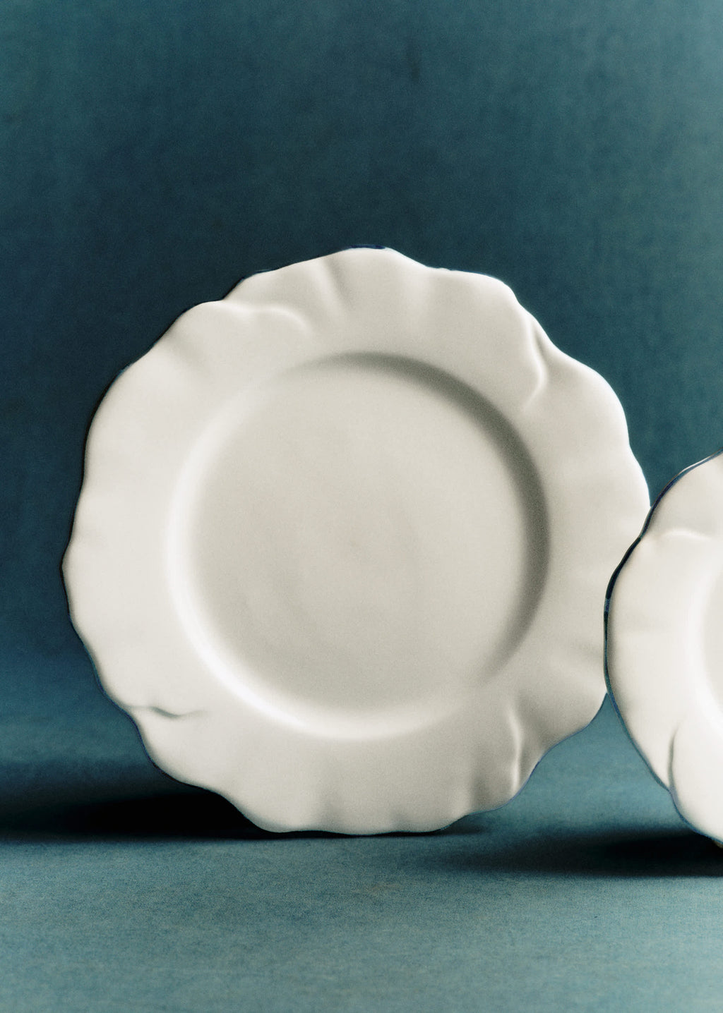 Set de 4 assiettes plates - Barcarolle - Bleu Vintage