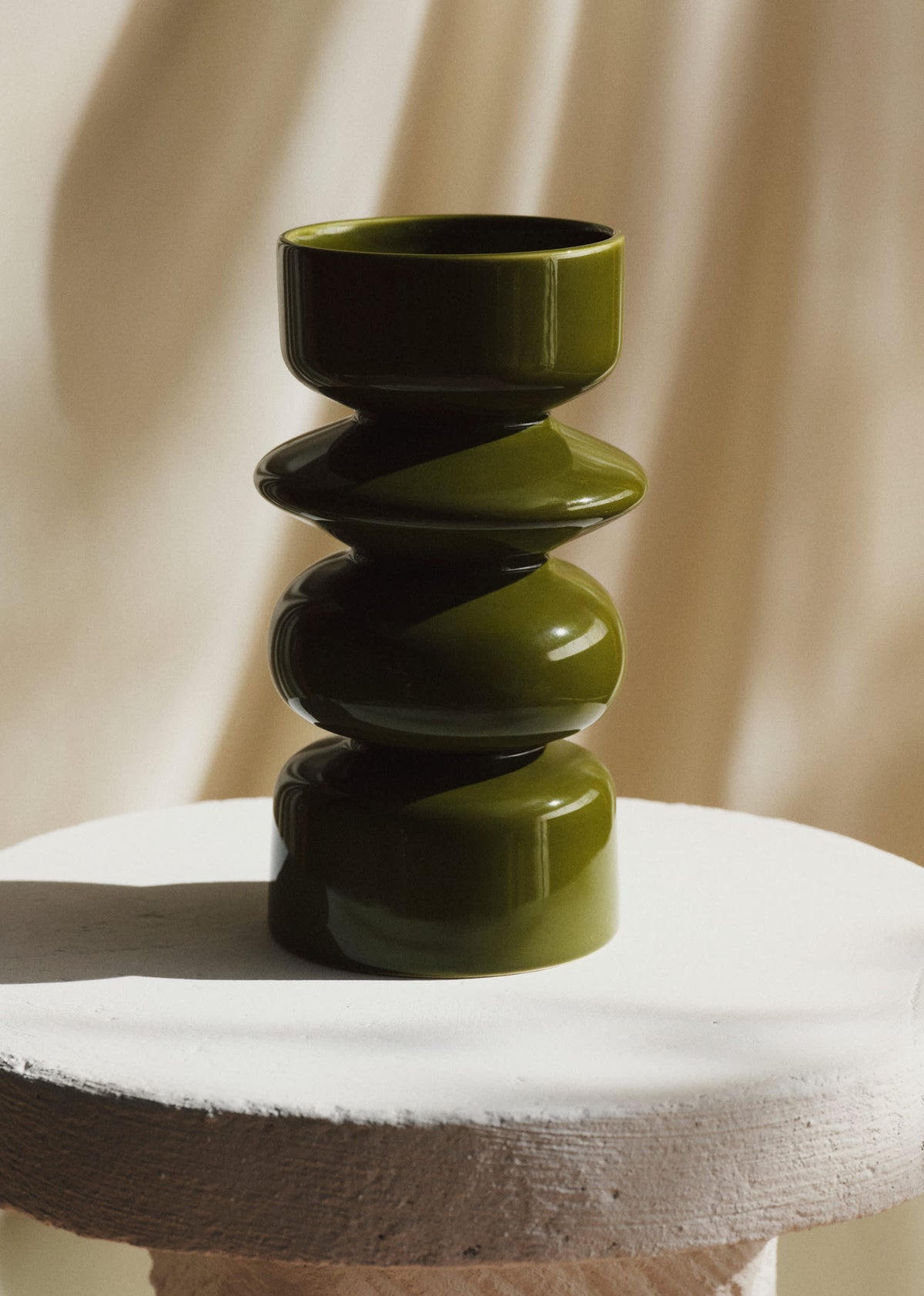Vase Romie Objetti - Grand Modèle - Vert