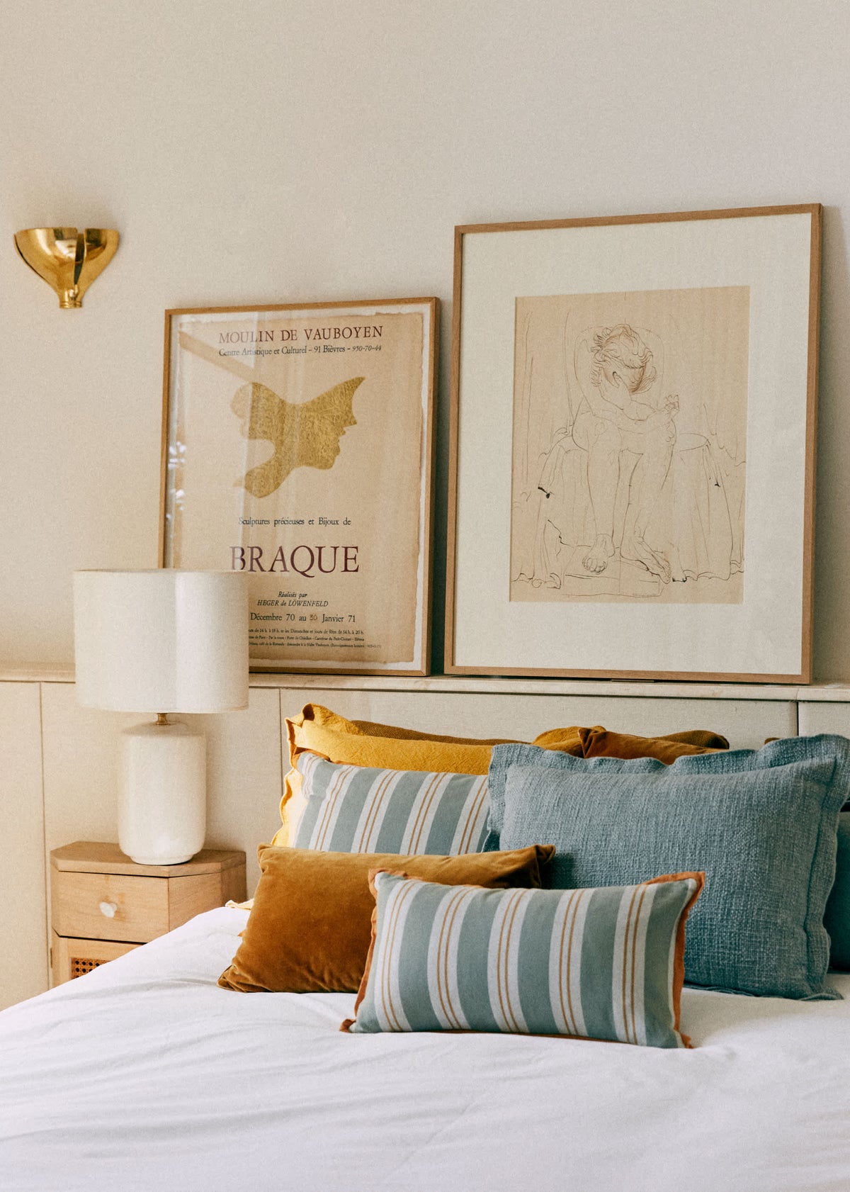 Lampe Mezzo - Crème - Abat-jour Boléro - Jute Écru