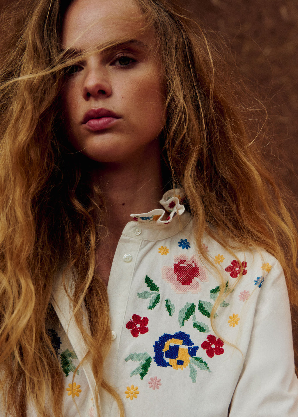 Chemise Riny - Broderie Placée Spring