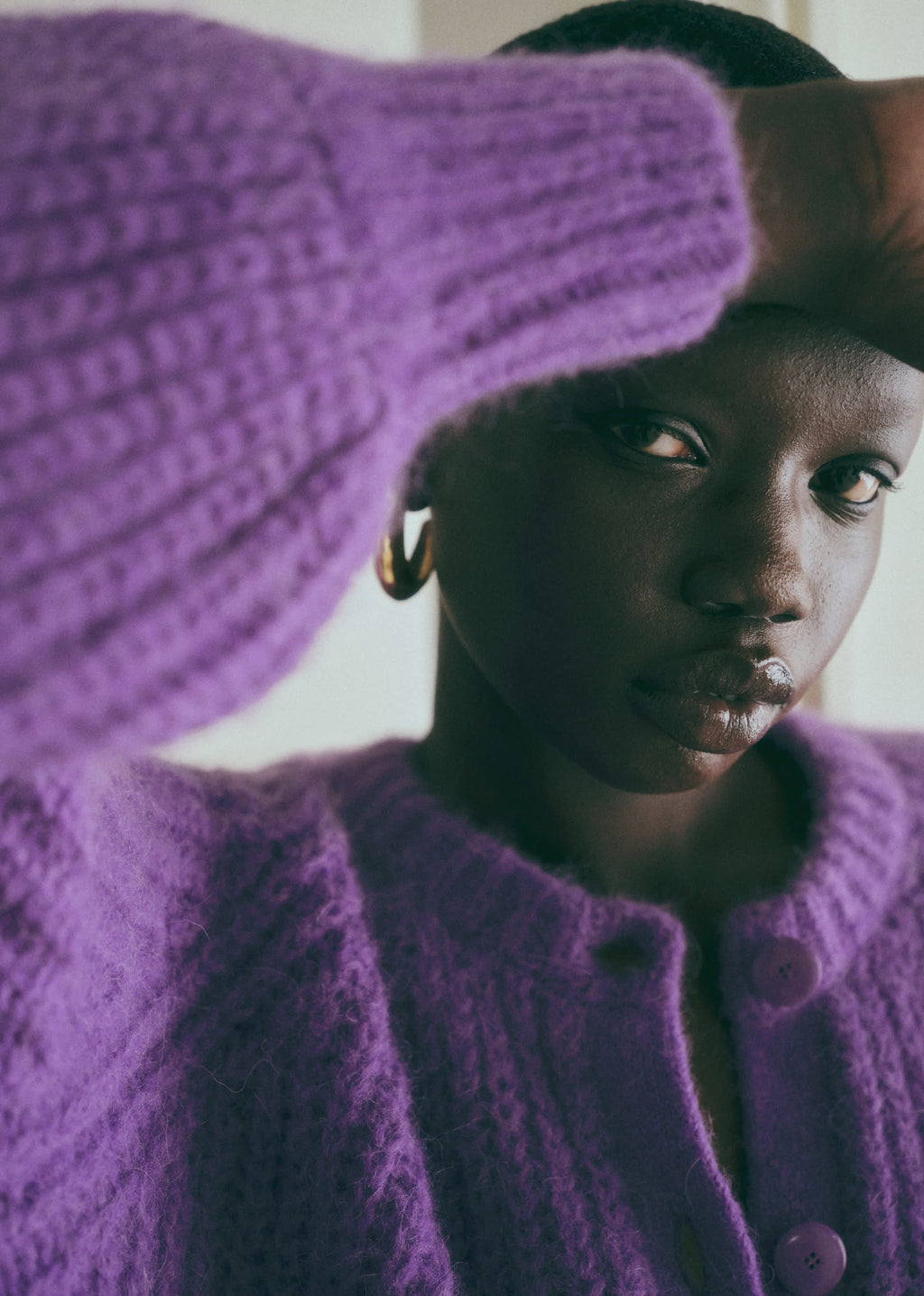 Gilet Emile - Amethyste