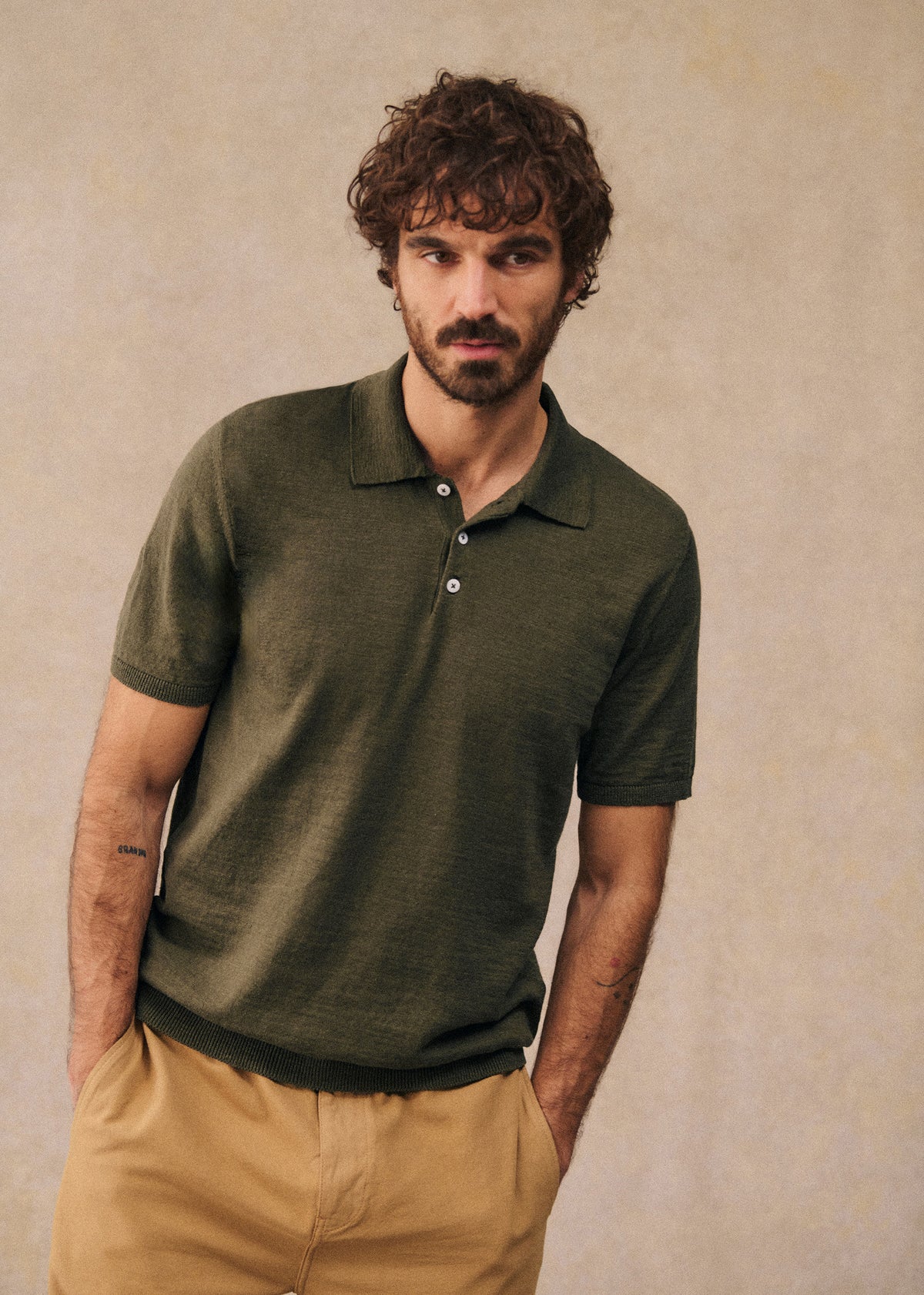 Polo Maille Joan - Kaki