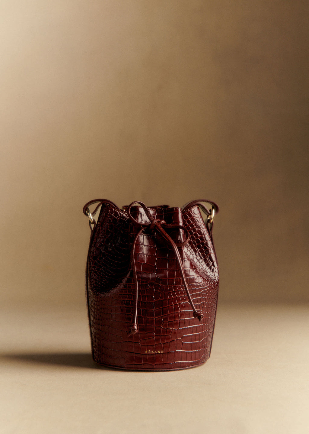 Bourse Mini Farrow - Choco Croco