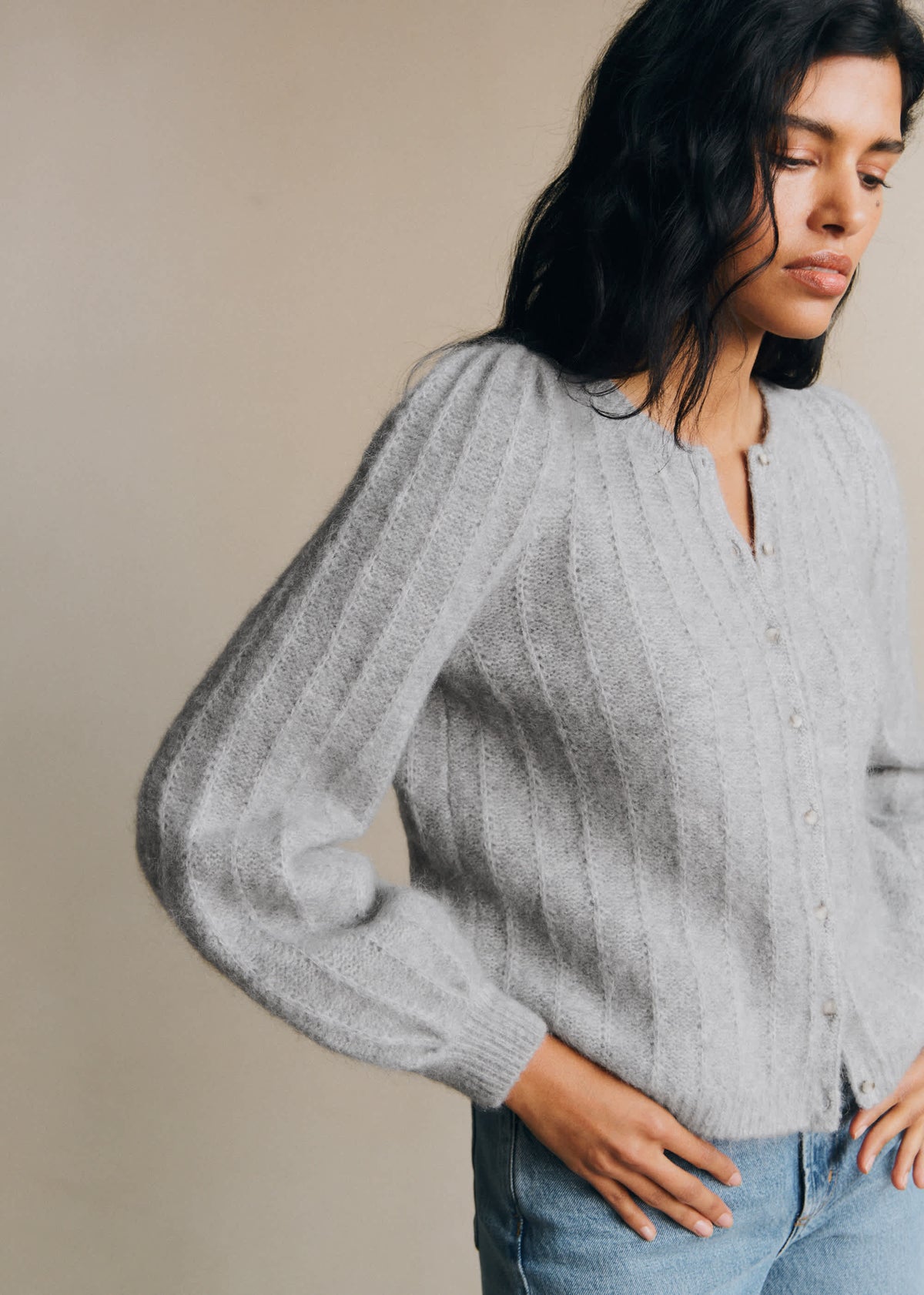Gilet Amance - Gris Clair
