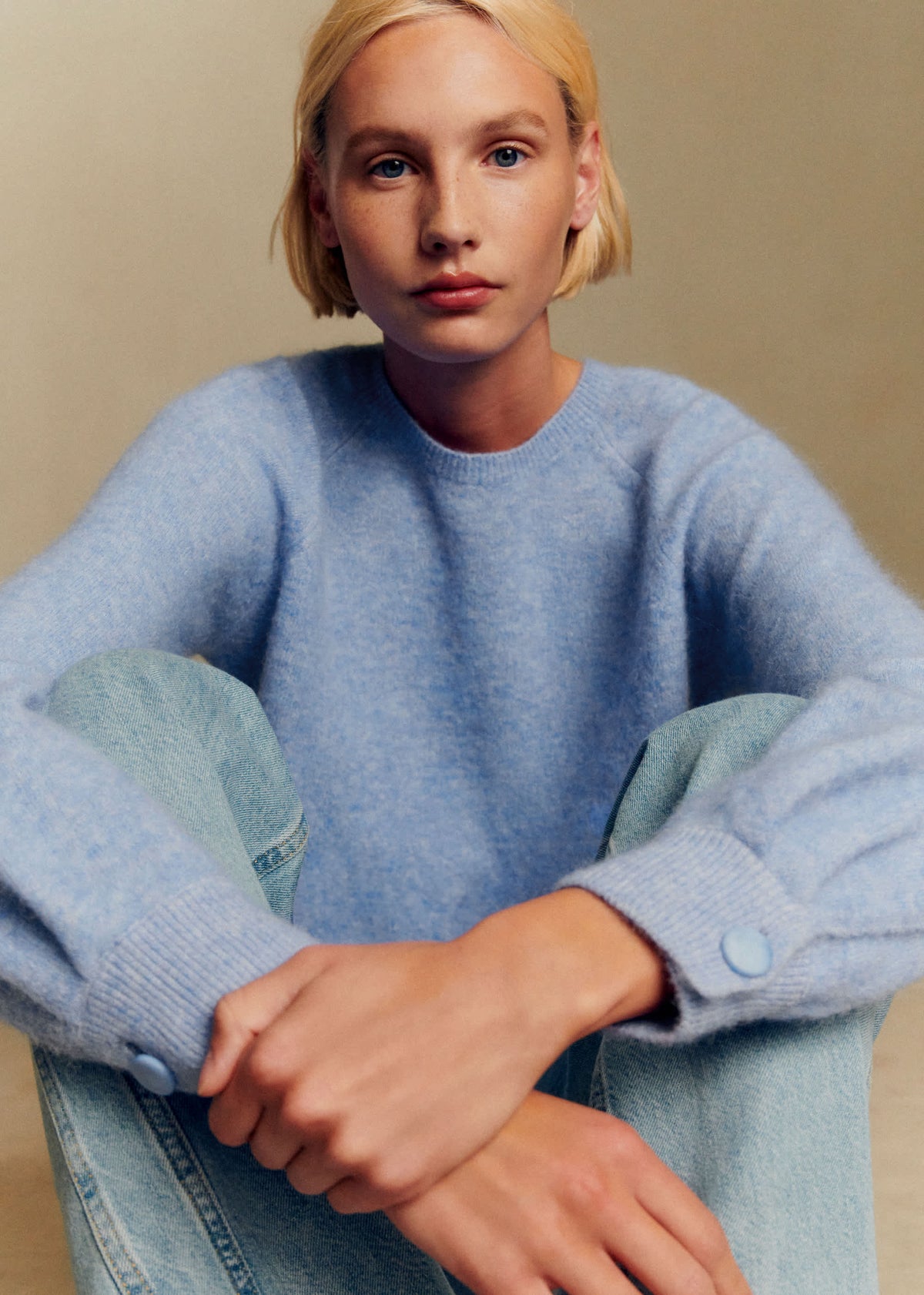 Pull Louisa - Bleu Polaire
