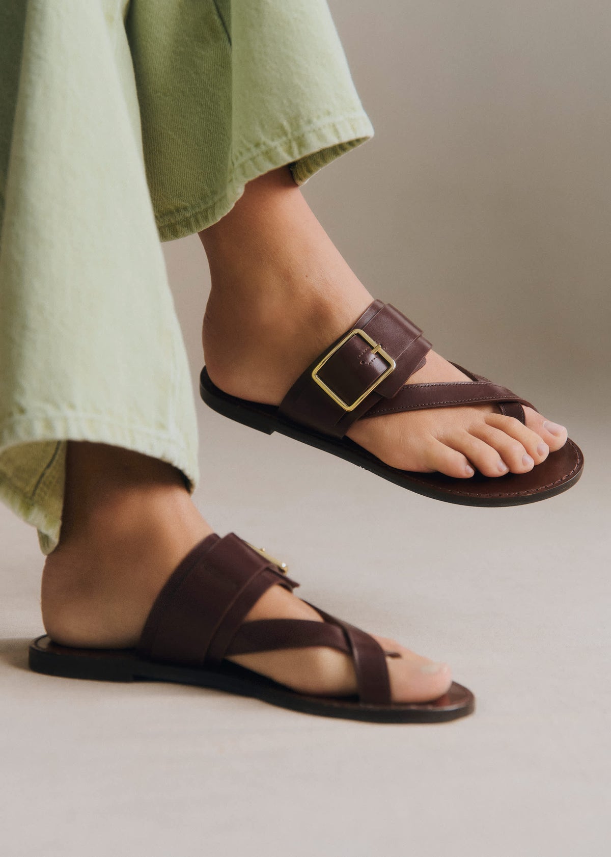 Sandales Low Freya - Chocolat Glacé