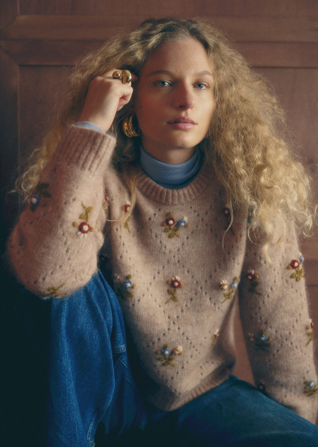 Pull Guillaume - Sézane x Antoinette Poisson - Camel