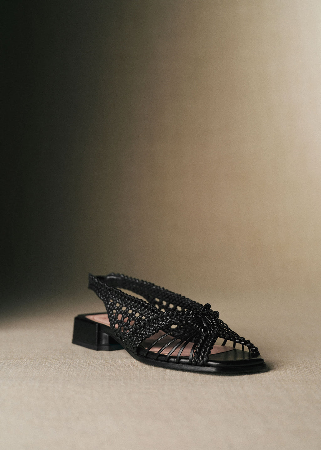 Sandales Martha - CFM Souliers x Éditions Sézane - Lisse Noir