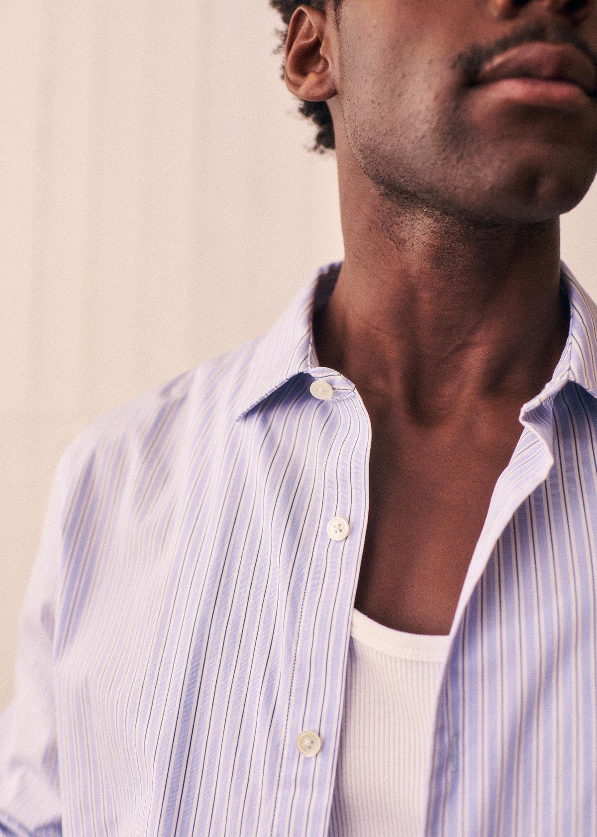 Chemise Allen - Bleu Rayures Blanc / Marine