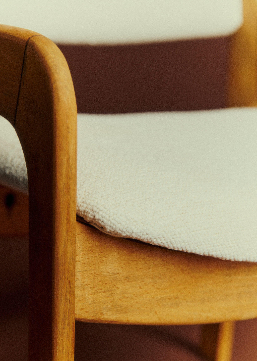 Fauteuil vintage scandinave - Bois