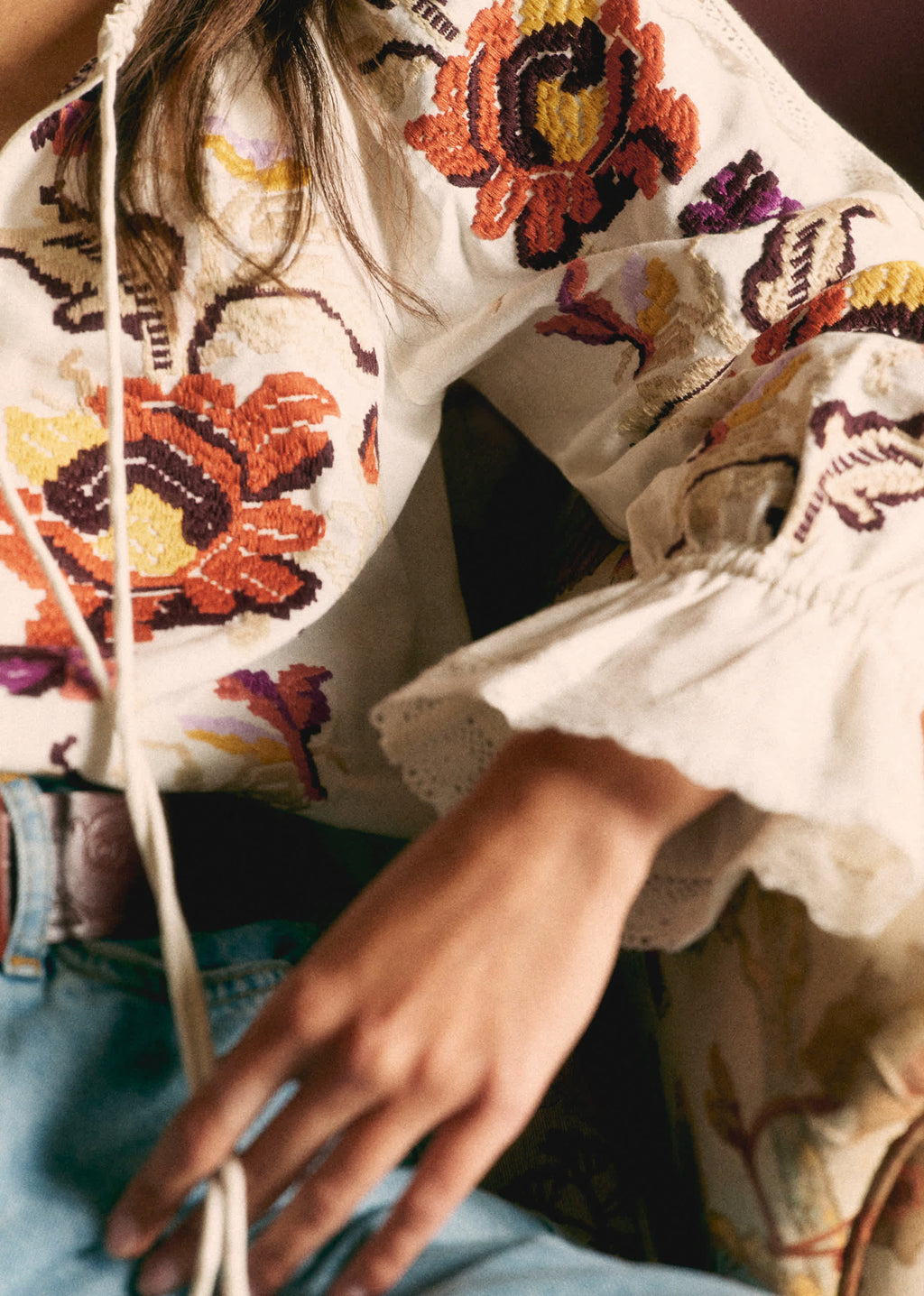 Blouse Bertille - Aquarelle Multico