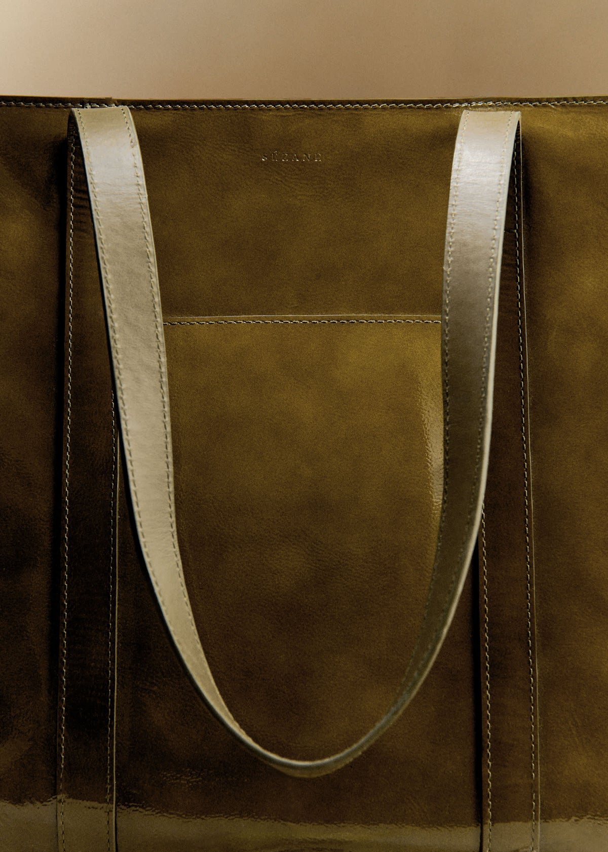 Cabas Gabin - Kaki Vernis