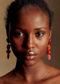 Boucles d'oreilles Sabrina - Rose Multi