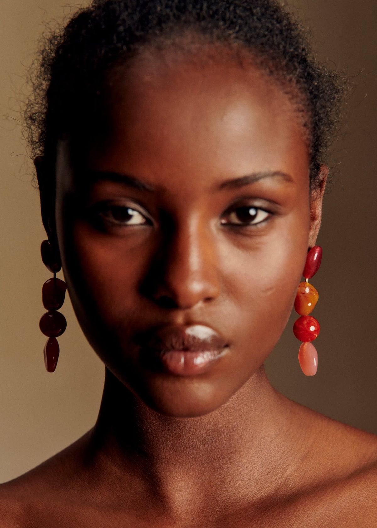 Boucles d'oreilles Sabrina - Rose Multi