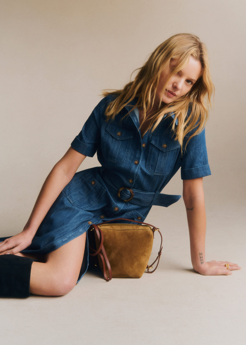 Robe Raquel - Bleu Moyen