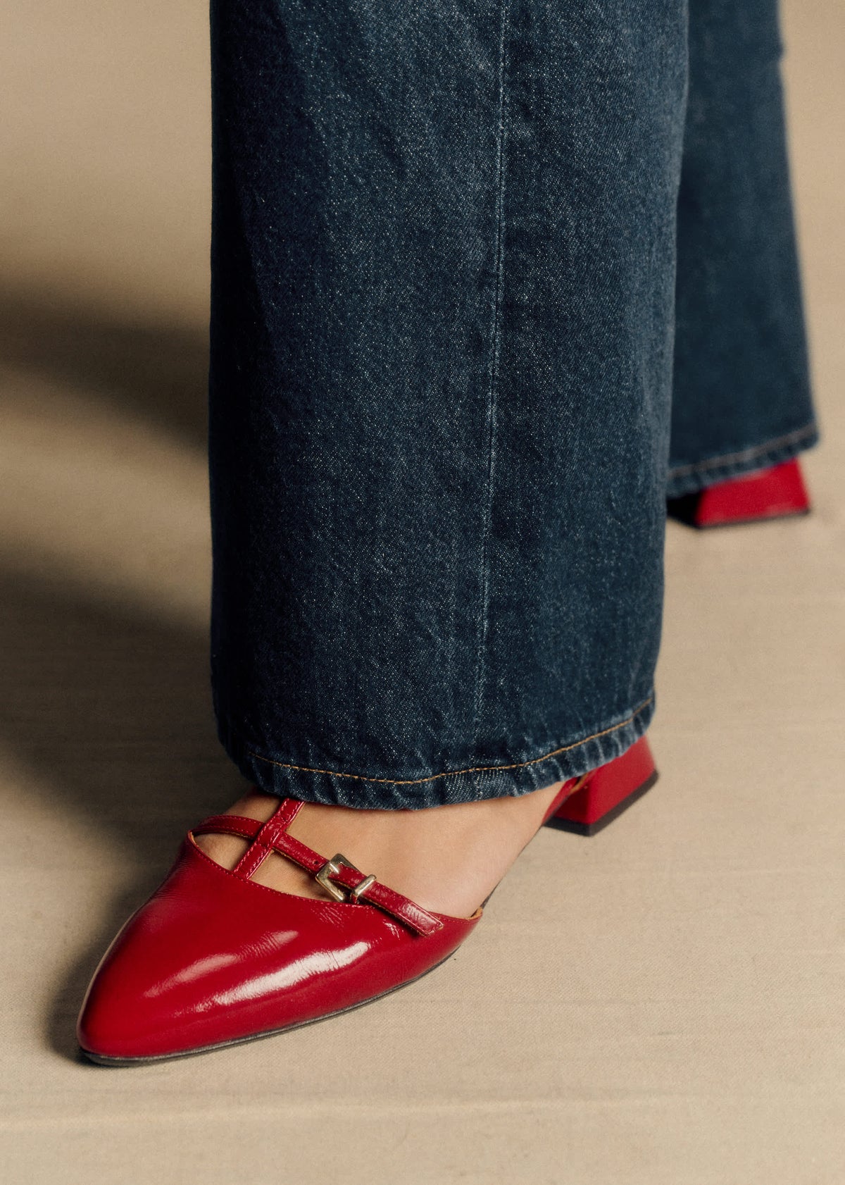 Salomés Low Noëlla - Rouge Vernis