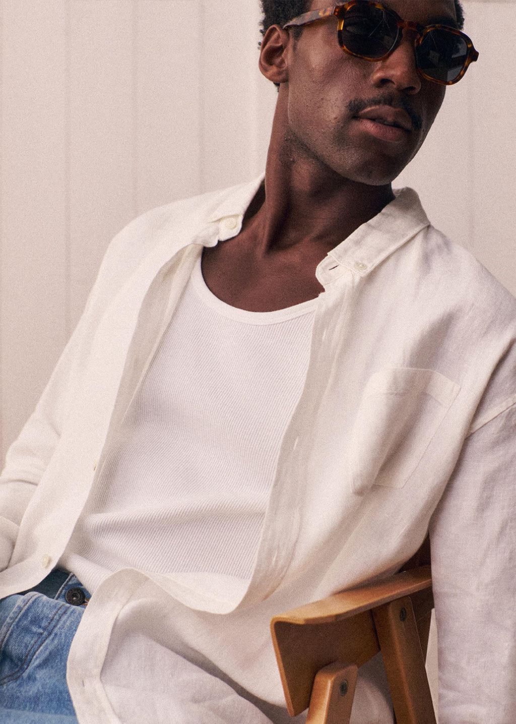 Chemise Charlie Lin - Blanc