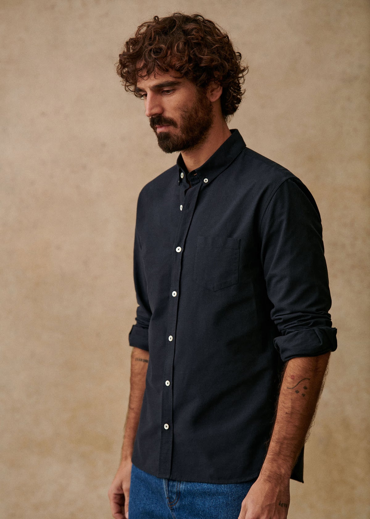 Chemise Charlie Oxford - Marine