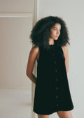 Robe Noémie - Velours Noir