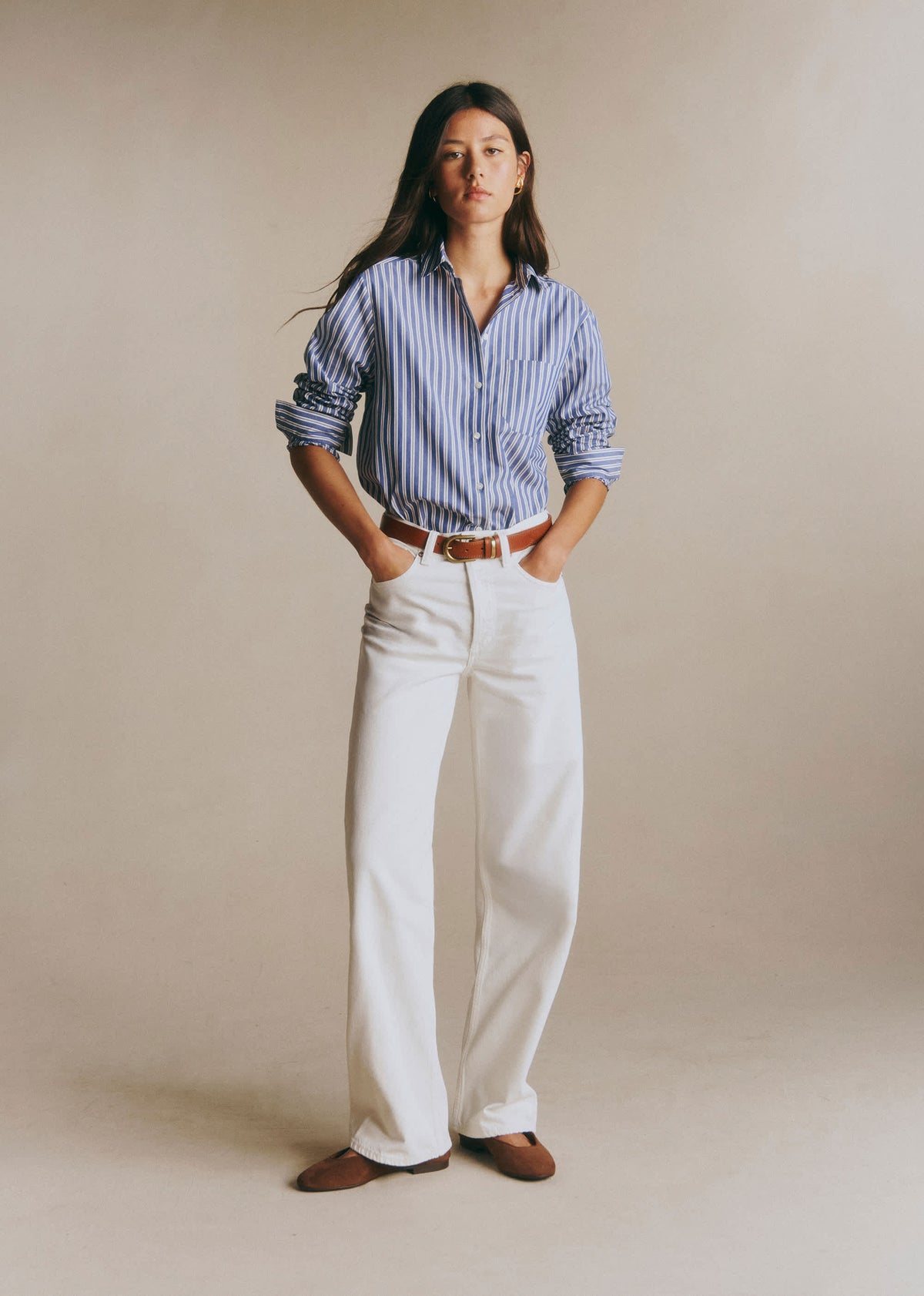 Chemise Max - Rayures Bleu