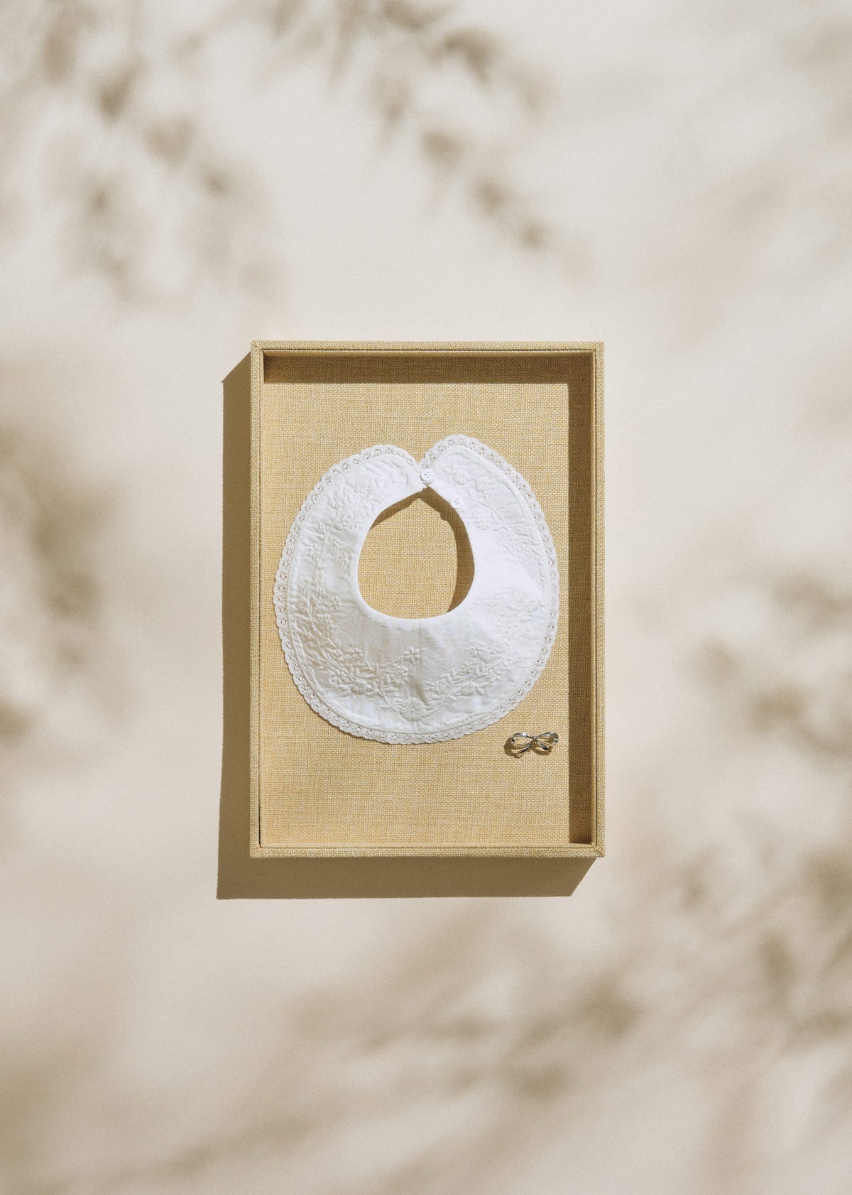 Bavoir Claudie - Ecru