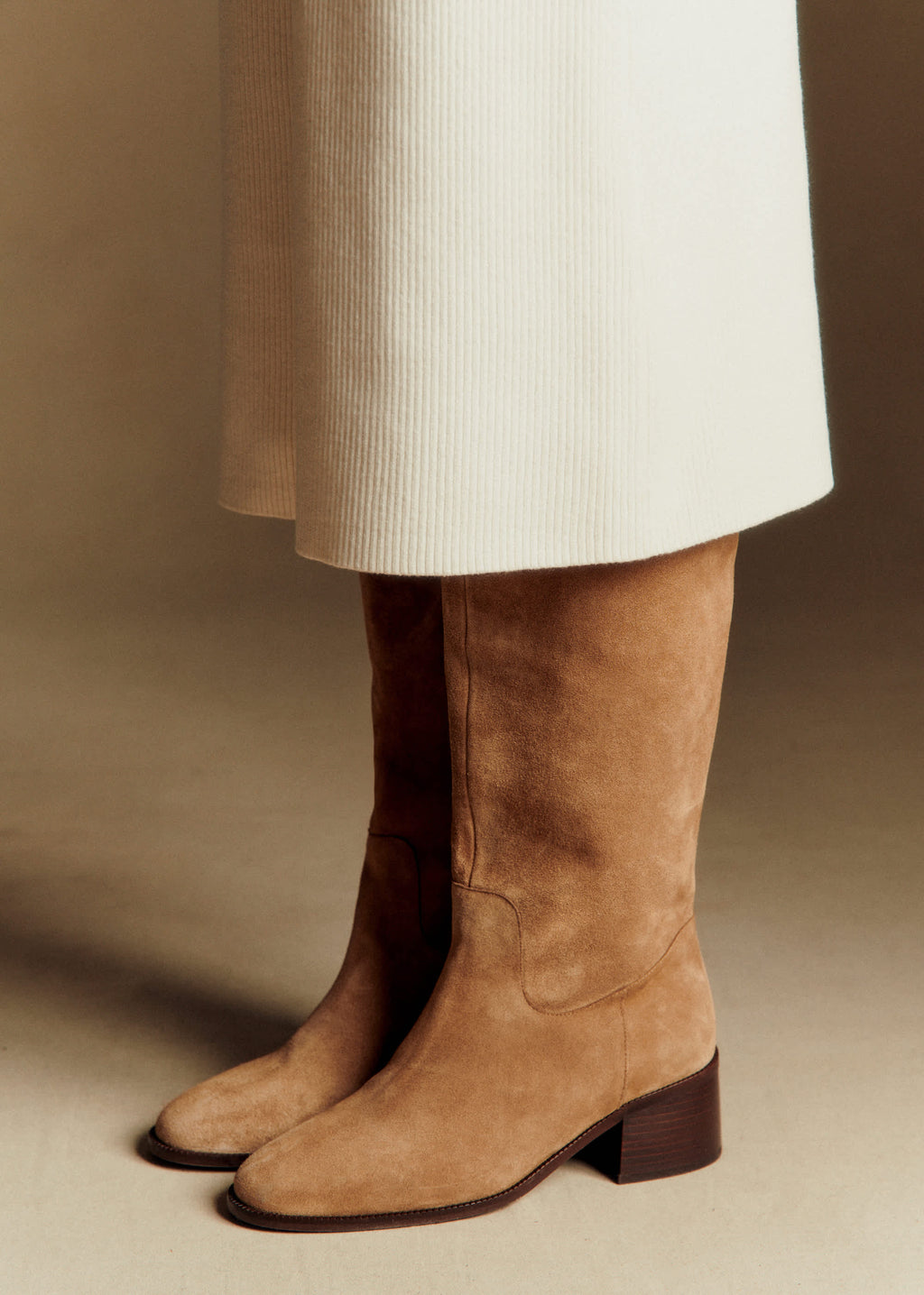 Cuissardes Low Molly - Taupe Clair