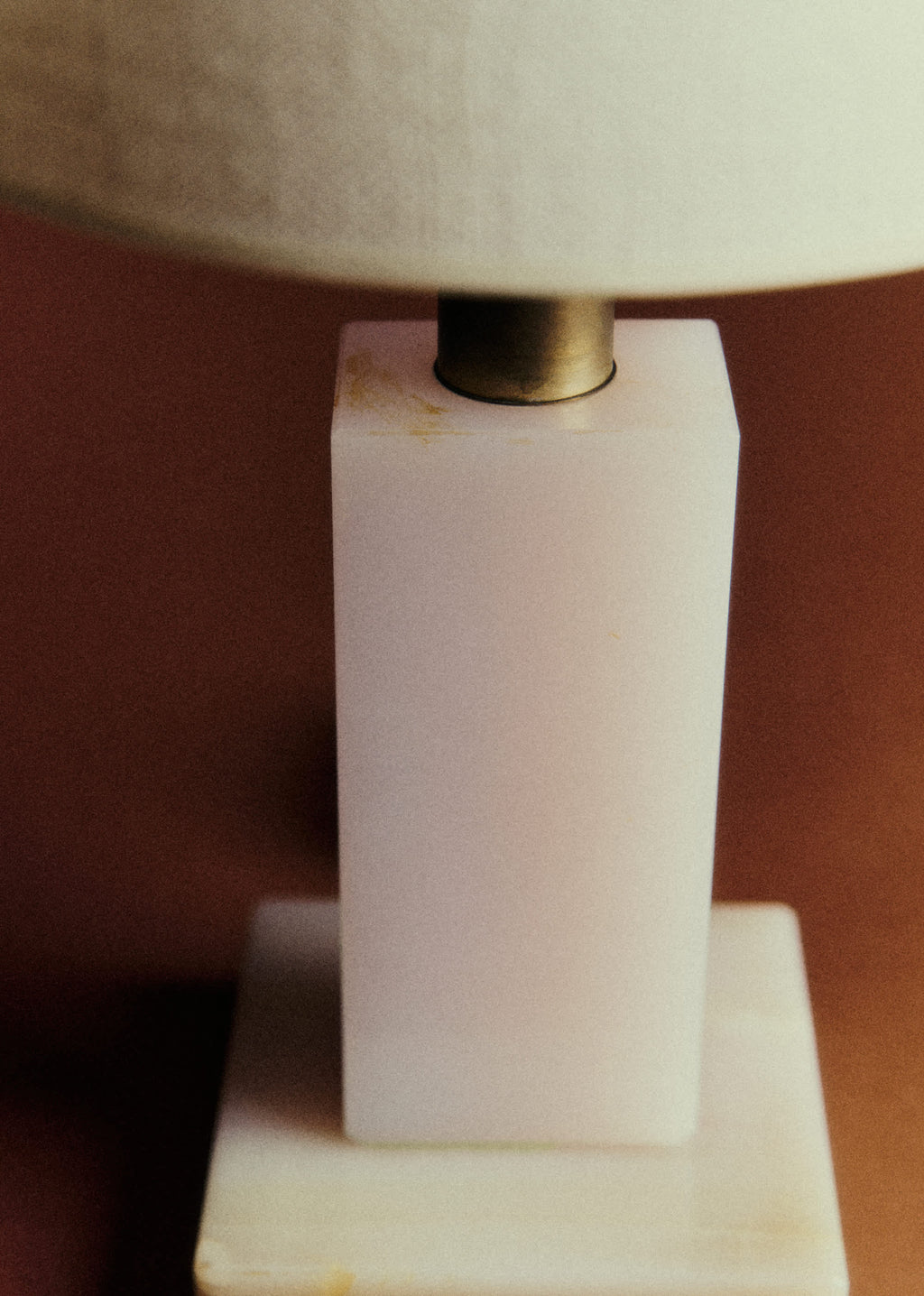 Lampe à poser vintage en onyx - Onyx