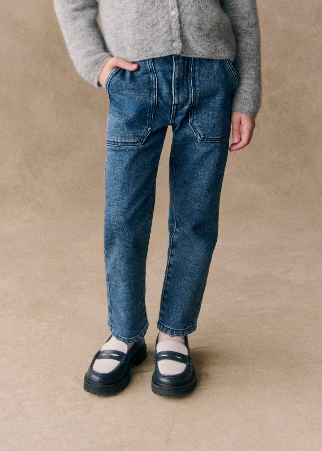 Pantalon Gaby - Bleu Denim Délavé