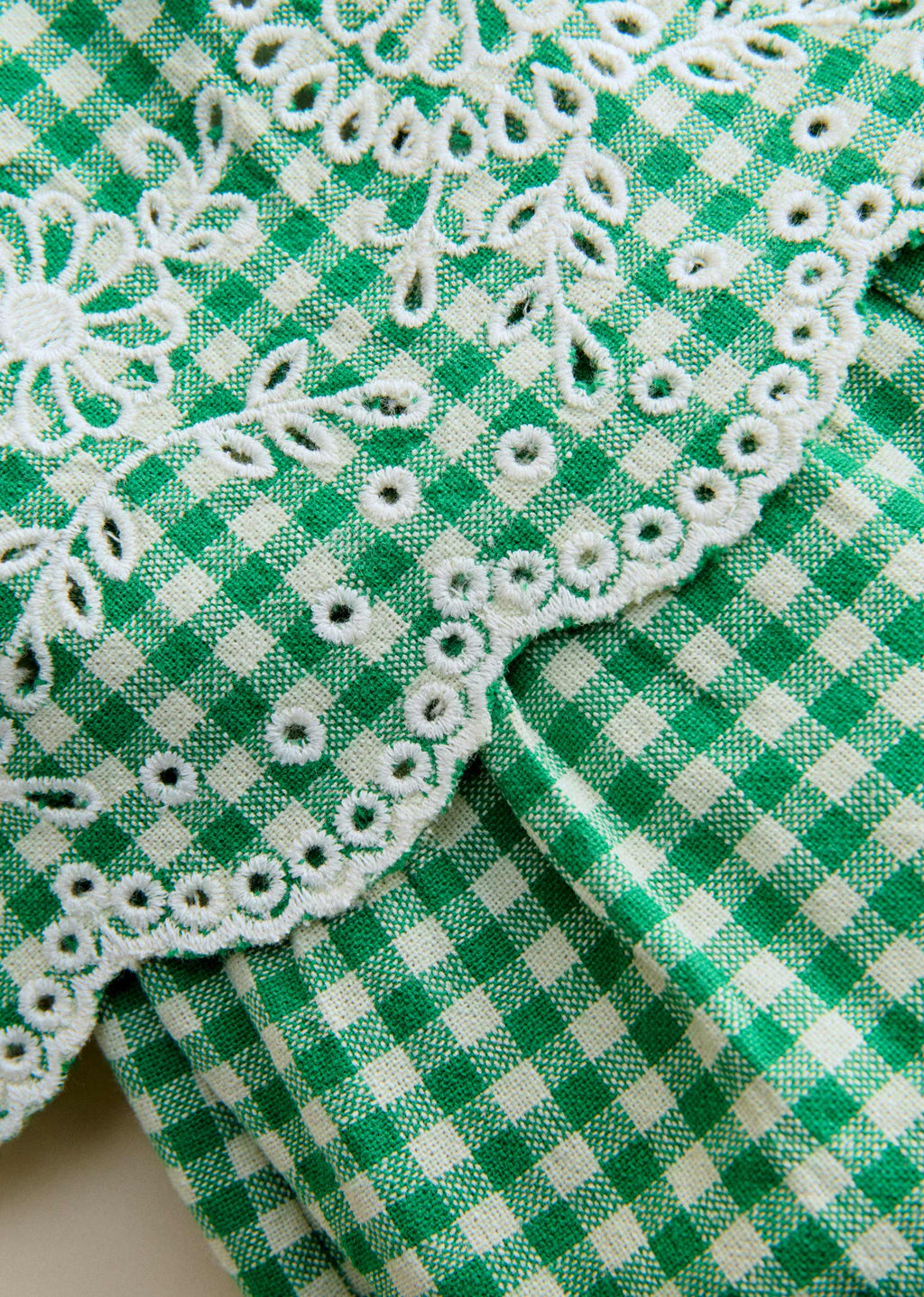 Blouse Nolane - Vichy Vert