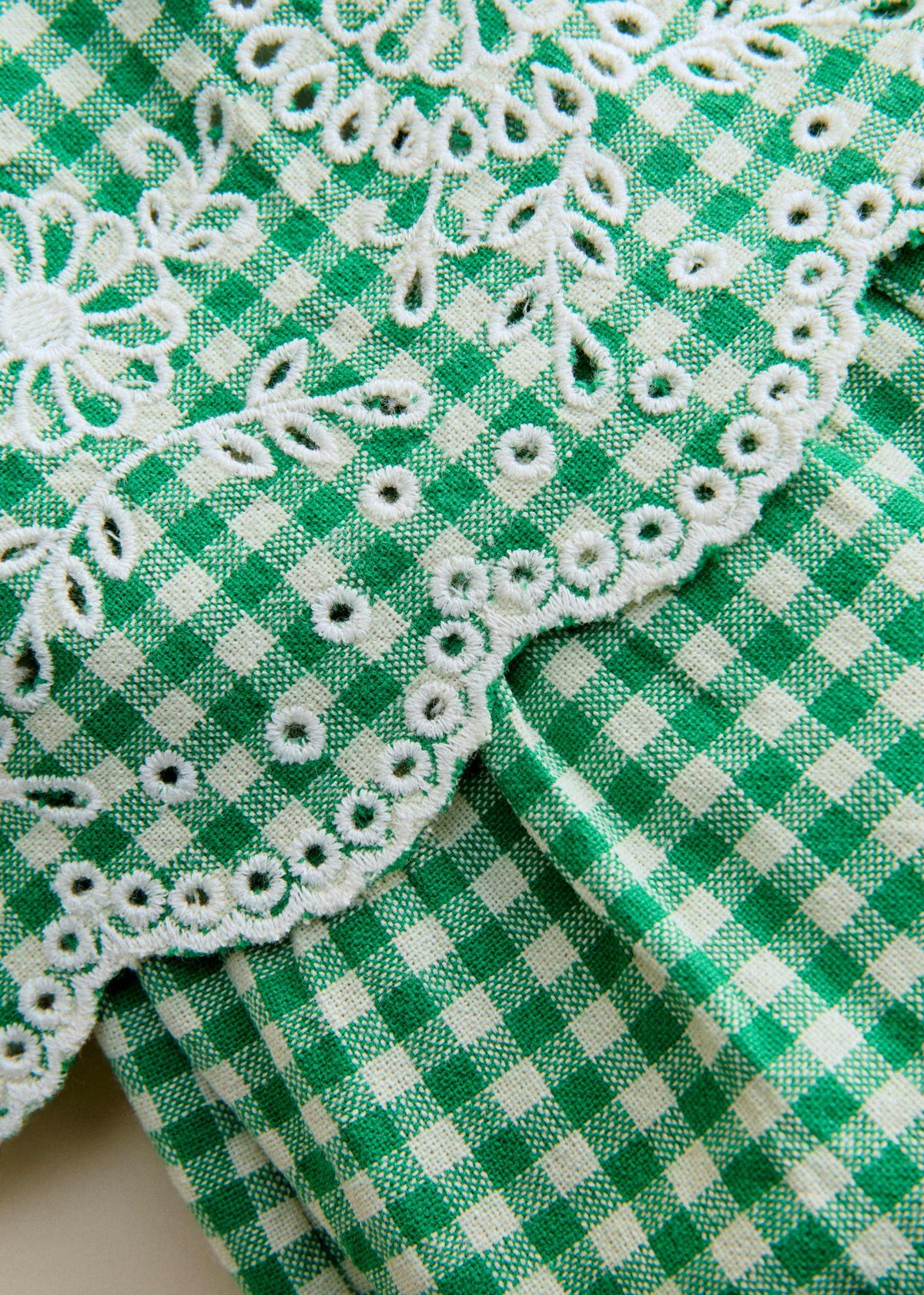 Blouse Nolane - Vichy Vert