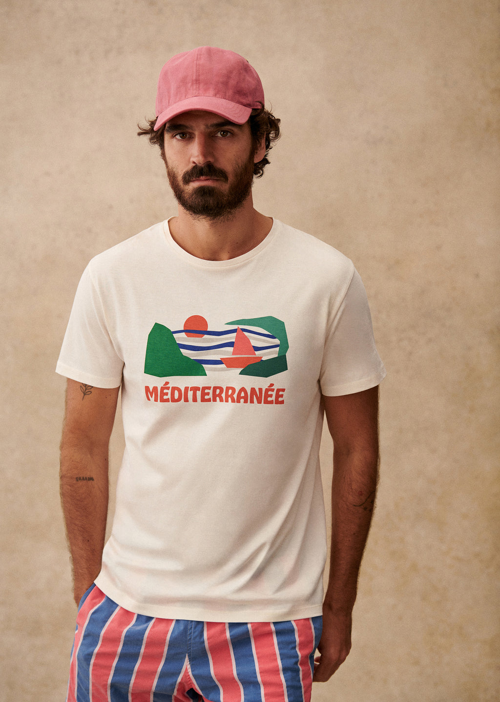 T-Shirt Mer - Ecru