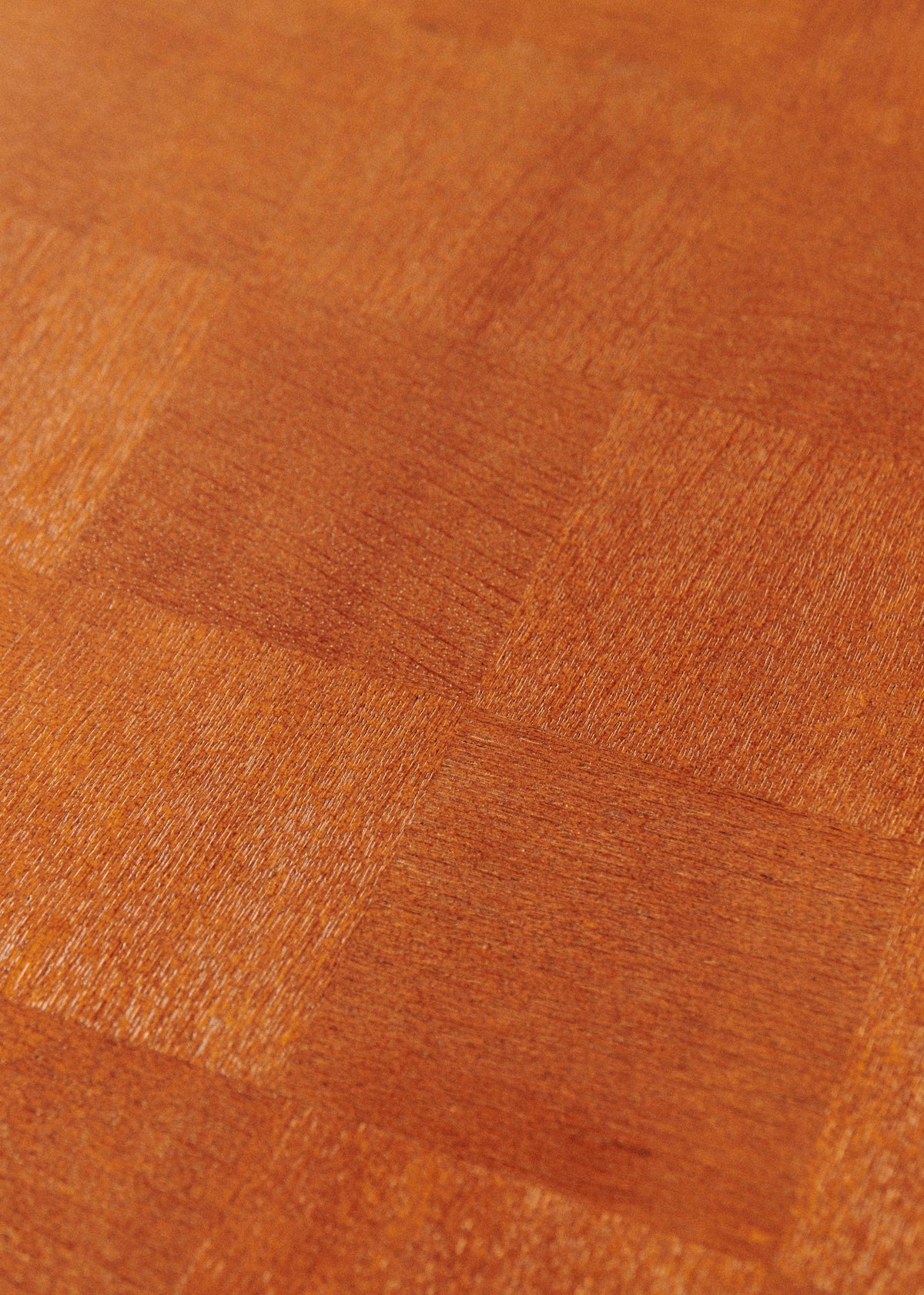 Table à manger avec plateau damier marqueterie vintage - Chêne