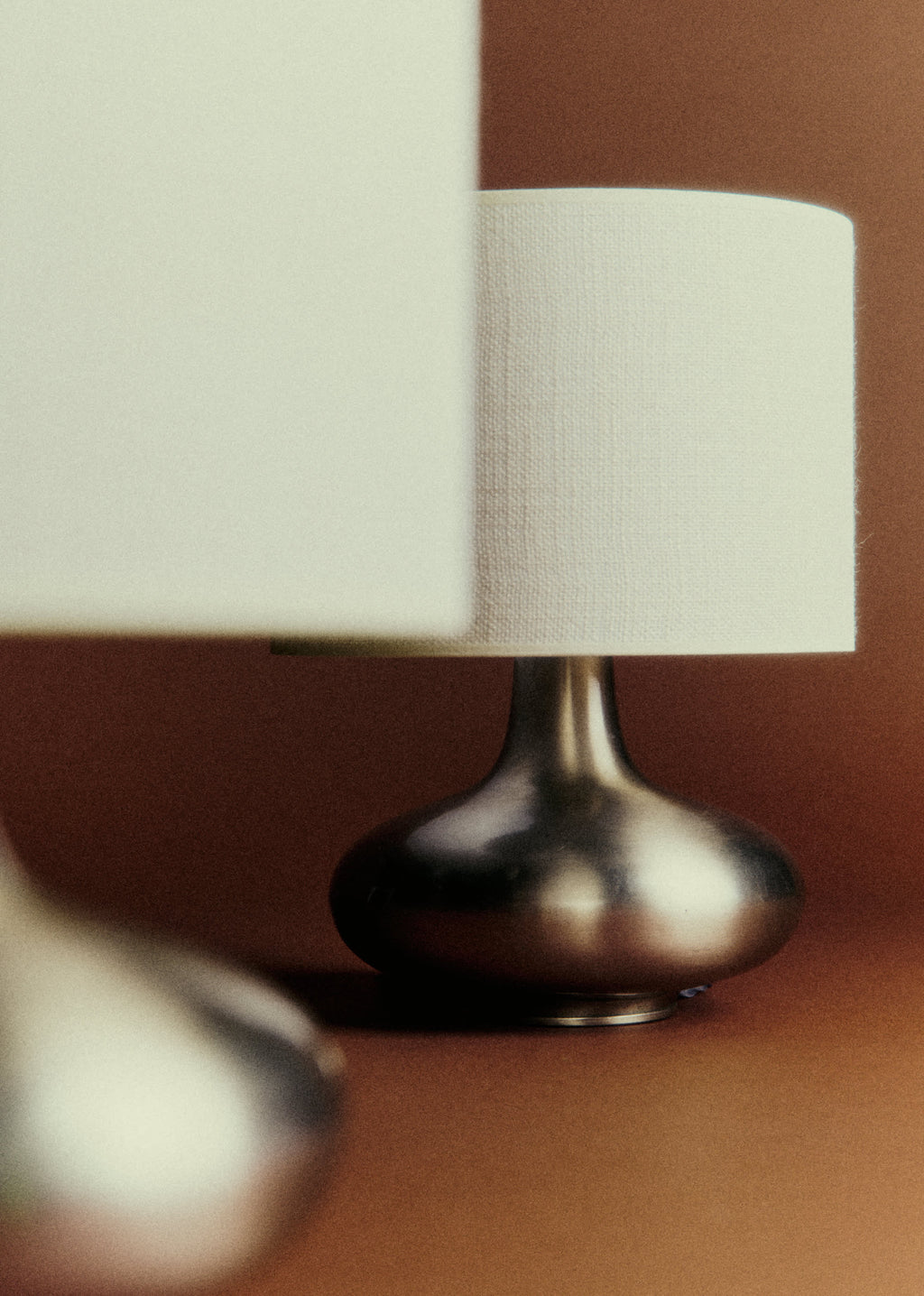 Paire de lampes à poser vintage chromé - Chrome