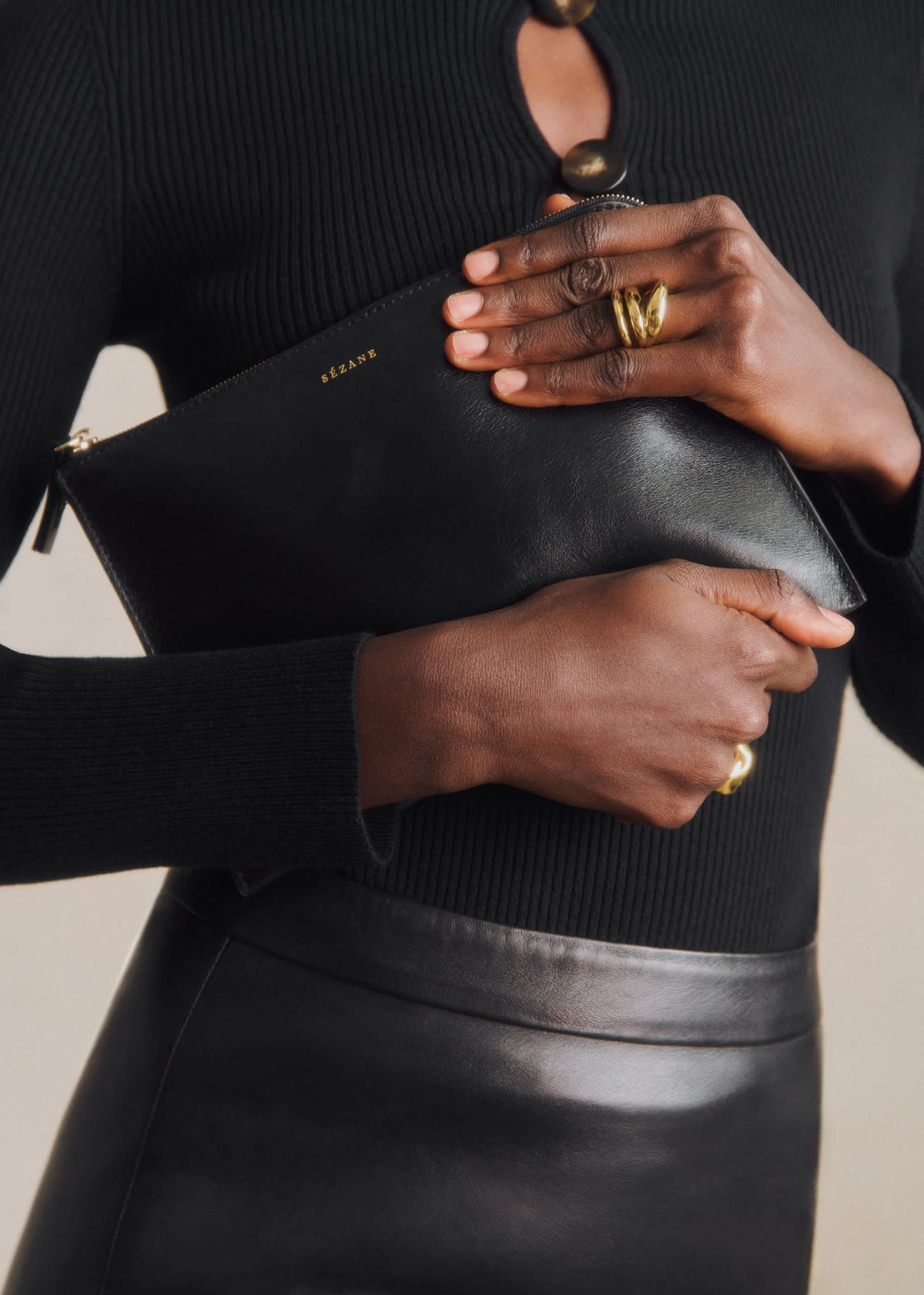 Pochette Serena - Noir Vintage