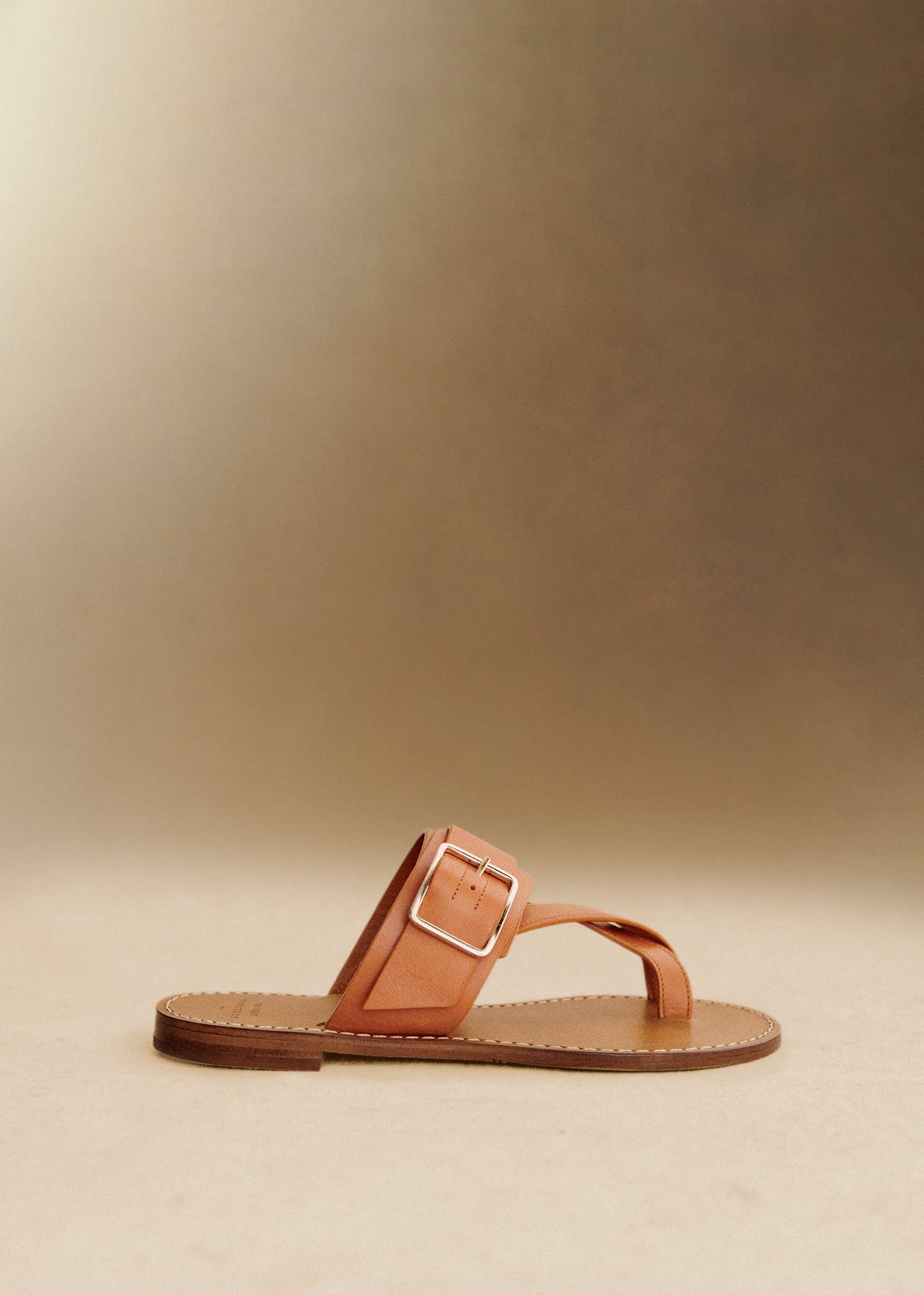 Sandales Low Freya - Miel Lisse Héritage