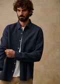 Chemise Lars Waffle - Bleu Chiné